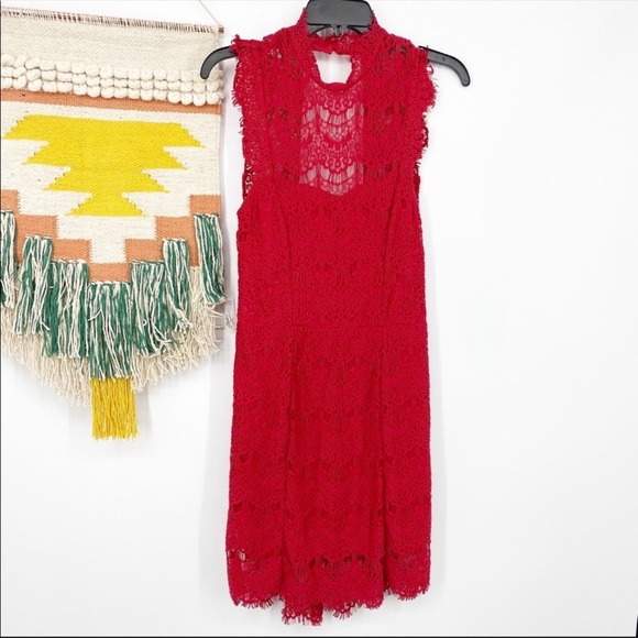 Free People Daydream Lace Slip Dress Size Medium - Picture 3 of 7